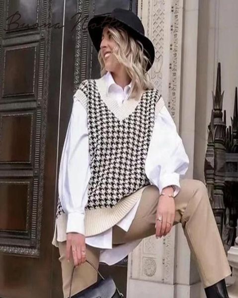 women039s vests 2021 women houndstooth vest sweater casual v neck sleeveless autumn winter jumper knitted korean style pullover9962803, Black;white
women039s vests 2021 women houndstooth vest sweater casual v neck sleeveless autumn winter jumper knitted korean style pullover9962803, Black;white