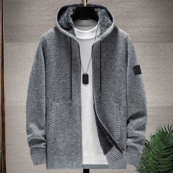 plus fleece thick coat large size fashion trend sweater autumn and winter new hooded cardigan men's zipper knit stone ih2z, White;black
plus fleece thick coat large size fashion trend sweater autumn and winter new hooded cardigan men's zipper knit stone ih2z, White;black