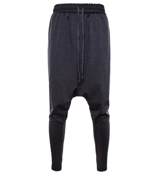 man autumn new harlem pants loose elastic waist trousers019031091, Black