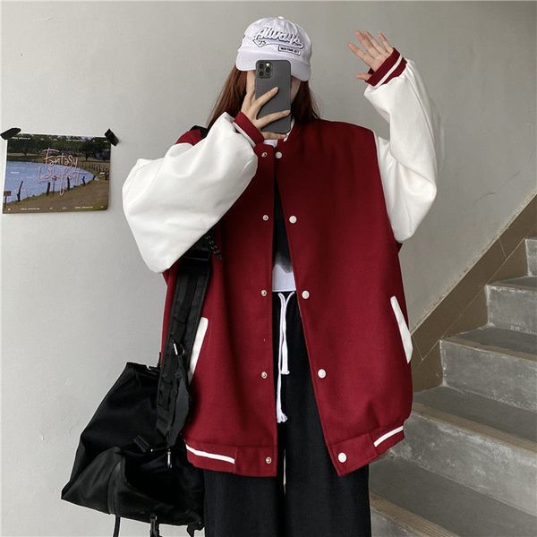 womens jackets green autumn and winter women jacket simple fashion loose oversized campus style baseball uniform couple suit fast delivery 2, Black;brown
womens jackets green autumn and winter women jacket simple fashion loose oversized campus style baseball uniform couple suit fast delivery 2, Black;brown