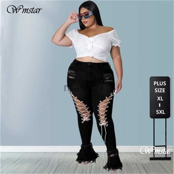 women's jeans wmstar plus size flared jeans women bandage high waist tassel hole denim ripped bottom stretch new pants wholesale dropsh, Blue
women's jeans wmstar plus size flared jeans women bandage high waist tassel hole denim ripped bottom stretch new pants wholesale dropsh, Blue