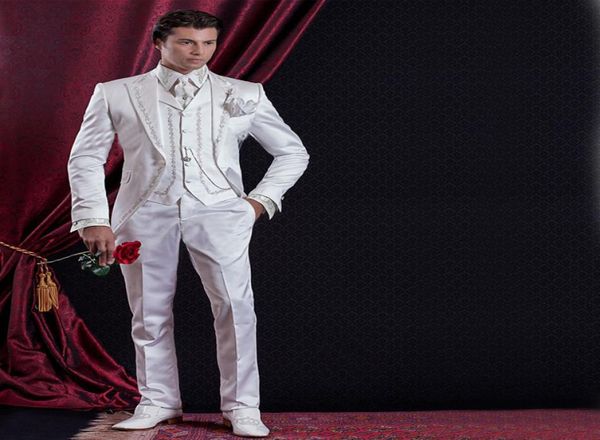 custom made baroque style groom tuxedos groomsman suit evening suits embroidery white man039s suit jacketpantsvest for wedd5882237, Black;gray
custom made baroque style groom tuxedos groomsman suit evening suits embroidery white man039s suit jacketpantsvest for wedd5882237, Black;gray