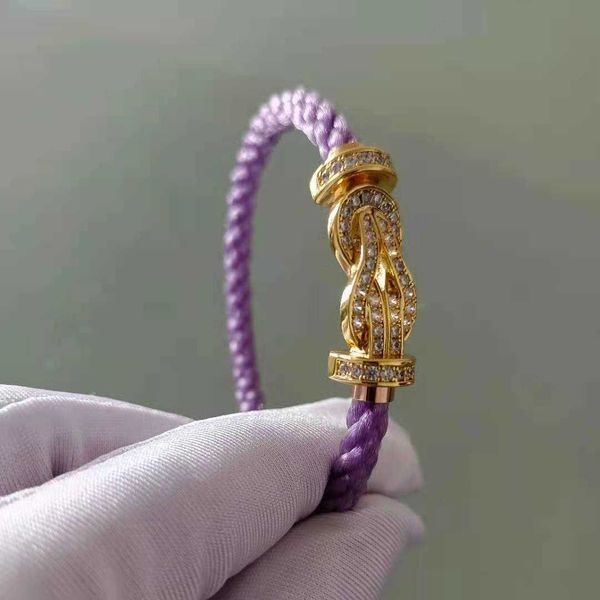designer bracelet luxury noble atmosphere bracelet full diamond accompanying diamond 8-character buckle purple rope size, Golden;silver
designer bracelet luxury noble atmosphere bracelet full diamond accompanying diamond 8-character buckle purple rope size, Golden;silver