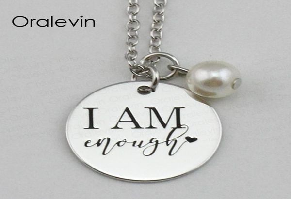 i am enough inspirational hand stamped engraved glamour creative pendant necklace for women gift metal stamped jewelry10pcslot 3068707735, Silver
i am enough inspirational hand stamped engraved glamour creative pendant necklace for women gift metal stamped jewelry10pcslot 3068707735, Silver