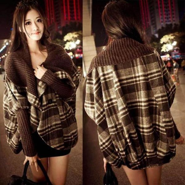 plus size women039s clothing batwing plaid woolen cloak poncho cape coat ladies loose wool jacket winter outerwear4522698, Black
plus size women039s clothing batwing plaid woolen cloak poncho cape coat ladies loose wool jacket winter outerwear4522698, Black