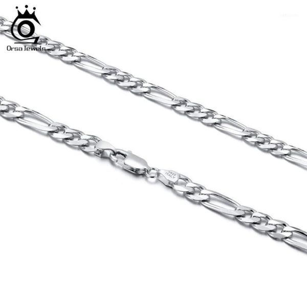 chains orsa jewels trendy man woman figaro chain necklace 5mm diamondcut 925 silver jewelry party gift whole osc3414592152
chains orsa jewels trendy man woman figaro chain necklace 5mm diamondcut 925 silver jewelry party gift whole osc3414592152