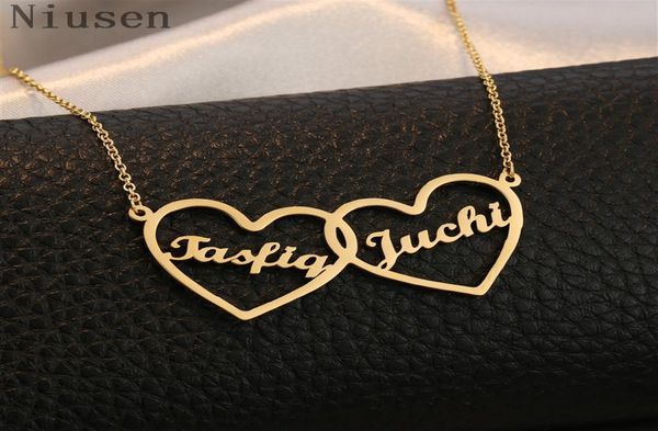 two hearts necklace custom two name necklaces personalized jewelry couples necklace lover husband wife name valentine039s day g6055110, Silver
two hearts necklace custom two name necklaces personalized jewelry couples necklace lover husband wife name valentine039s day g6055110, Silver