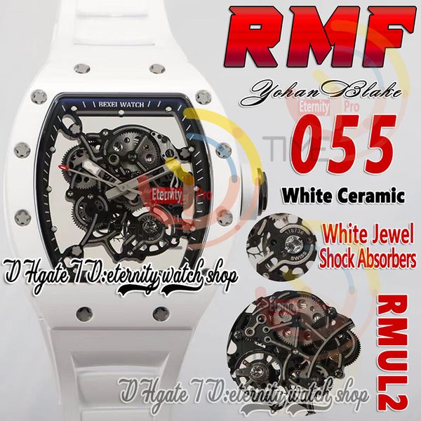 rmf 055 mens watch rmul2 mechanical hand-winding white ceramic case skeleton dial black inner ring white rubber strap 2023 super edition spo, Slivery;brown
rmf 055 mens watch rmul2 mechanical hand-winding white ceramic case skeleton dial black inner ring white rubber strap 2023 super edition spo, Slivery;brown