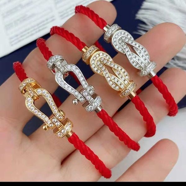 designer bracelet luxury freds freds bracelet horseshoe buckle bracelet lucky weaving red rope 8-line buckle couple handrope red rope, Golden;silver
designer bracelet luxury freds freds bracelet horseshoe buckle bracelet lucky weaving red rope 8-line buckle couple handrope red rope, Golden;silver