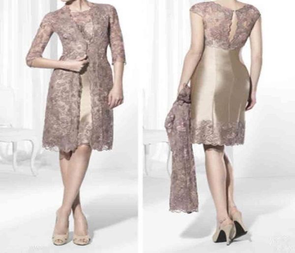 gold brown knee length short mother of the bride dresses lace jacket plus size wedding guest dresses9837612, Black;red
gold brown knee length short mother of the bride dresses lace jacket plus size wedding guest dresses9837612, Black;red
