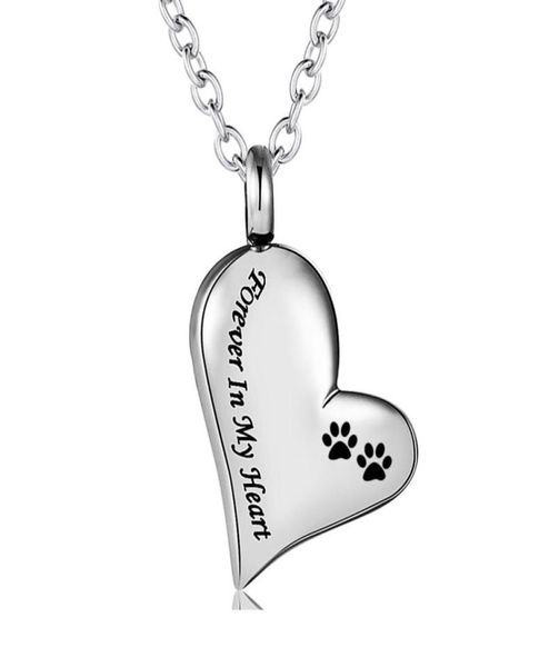 stainless steel silver paw print cremation jewelry pet dog cat forever in my heart ashes keepsake urns pendant necklace for women4849634
stainless steel silver paw print cremation jewelry pet dog cat forever in my heart ashes keepsake urns pendant necklace for women4849634