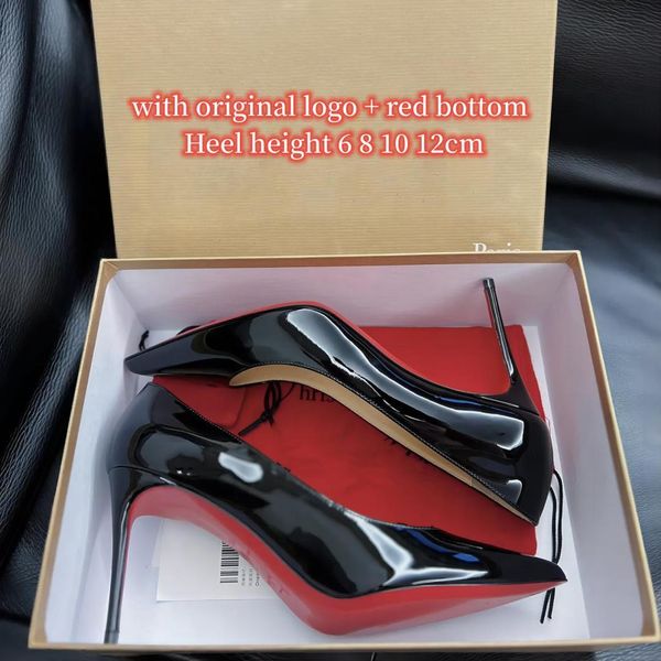 brand ladies dress shoes red shiny sole high heels luxury women platform designer open toe sandals pointed toe pumps wedding shoes 8cm 10cm, Black
brand ladies dress shoes red shiny sole high heels luxury women platform designer open toe sandals pointed toe pumps wedding shoes 8cm 10cm, Black