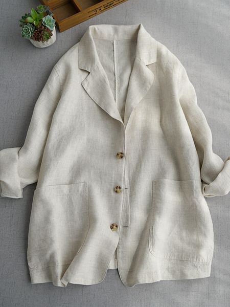 womens suits blazers fashion woman blazer suit thin coat loose solid color versatile cotton linen for women coats 230817, White;black
womens suits blazers fashion woman blazer suit thin coat loose solid color versatile cotton linen for women coats 230817, White;black