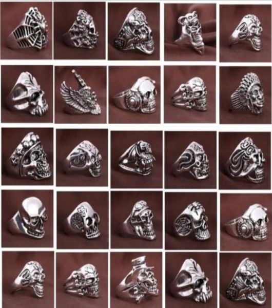 whole 30pcslot vintage sports men039s gothic skull rings metal rock jewelry mixed styles 1822mmcolorsilver9553481, Golden;silver
whole 30pcslot vintage sports men039s gothic skull rings metal rock jewelry mixed styles 1822mmcolorsilver9553481, Golden;silver