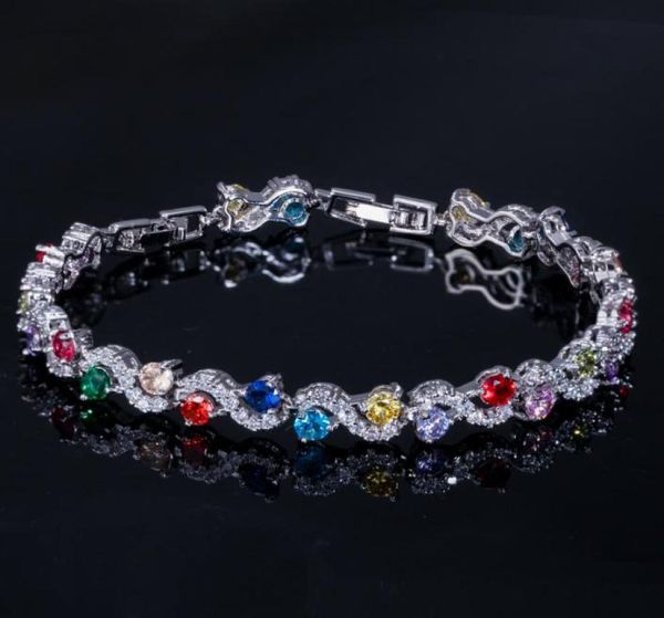 exquisite womens bracelets jewelry charm bracelet round switzerland aaa cubic zirconia red white green ruby 18k gold plated silver5014436, Golden;silver
exquisite womens bracelets jewelry charm bracelet round switzerland aaa cubic zirconia red white green ruby 18k gold plated silver5014436, Golden;silver