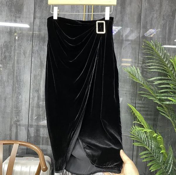 2021 autumn new women039s high waist rhine button patchwork velvet fabric luxury vent jag midi long skirt smlxlxxl8065847, Black
2021 autumn new women039s high waist rhine button patchwork velvet fabric luxury vent jag midi long skirt smlxlxxl8065847, Black