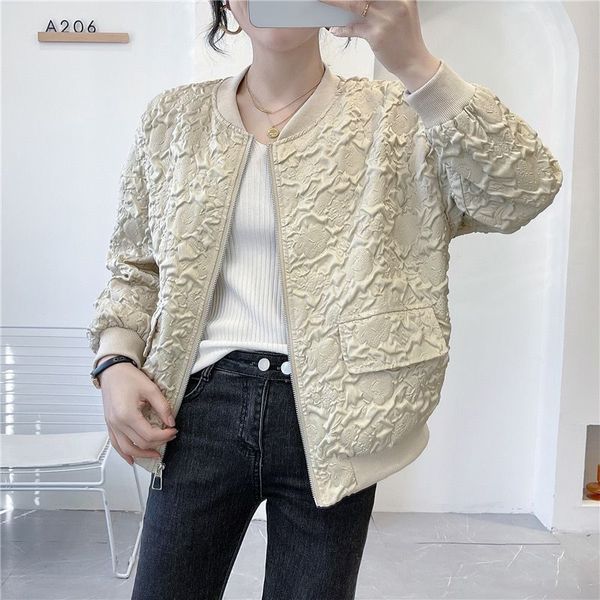 womens jackets autumn solid baseball jacket women korean casual white bomber female vintage loose cardigan zipper outerwear 230818, Black;brown
womens jackets autumn solid baseball jacket women korean casual white bomber female vintage loose cardigan zipper outerwear 230818, Black;brown