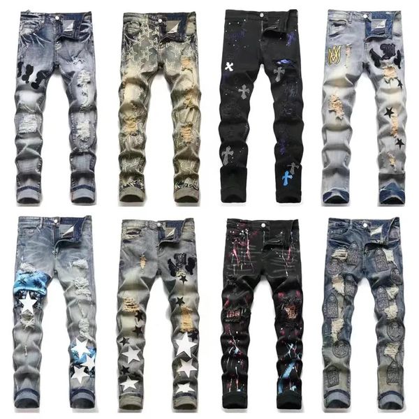 designer jeans mens purple jeans jeans men jeans fashionable and luxurious letter print street travel vacation torn jeans men's clothin, Blue
designer jeans mens purple jeans jeans men jeans fashionable and luxurious letter print street travel vacation torn jeans men's clothin, Blue
