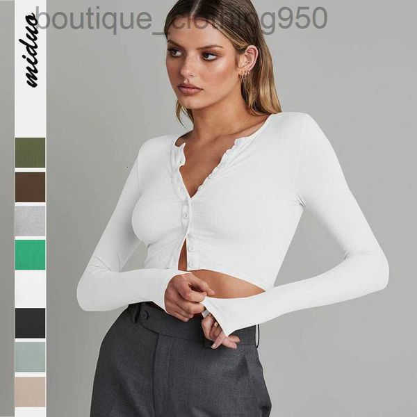 womens knits tees button rib long sleeve knitted cardigan autumn fashion women short open umbilical versatile top, White
womens knits tees button rib long sleeve knitted cardigan autumn fashion women short open umbilical versatile top, White