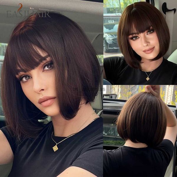 synthetic wigs easihair brown black short straight synthetic wigs with bangs women bob hair wigs for daily cosplay natural heat resistant fi
synthetic wigs easihair brown black short straight synthetic wigs with bangs women bob hair wigs for daily cosplay natural heat resistant fi