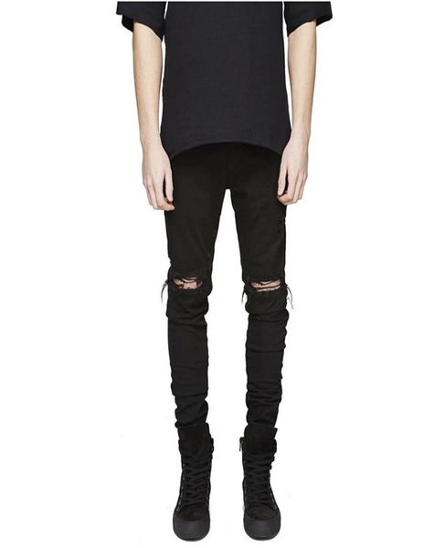 2020 new streetwear fashion quality men black skinny slim fit jeans male ripped destroyed holes casual denim pants9097375, Blue
2020 new streetwear fashion quality men black skinny slim fit jeans male ripped destroyed holes casual denim pants9097375, Blue
