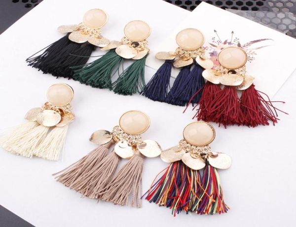 europe and america exaggerated alloy resin sequined tassel earrings bohemian retro style fashion popular multicolor earrings gi4249957, Silver
europe and america exaggerated alloy resin sequined tassel earrings bohemian retro style fashion popular multicolor earrings gi4249957, Silver