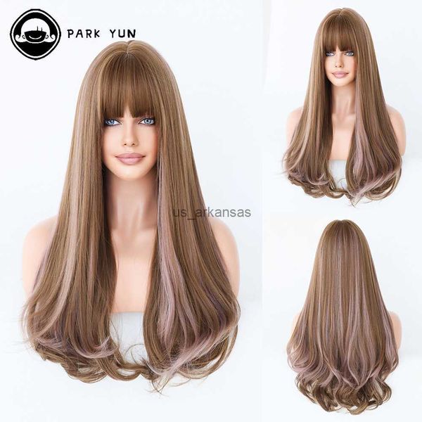 synthetic wigs honey brown ombre long wave wig women wig with bangs daily cosplay party lolita heat resistant synthetic wigs natural fake ha, Black
synthetic wigs honey brown ombre long wave wig women wig with bangs daily cosplay party lolita heat resistant synthetic wigs natural fake ha, Black