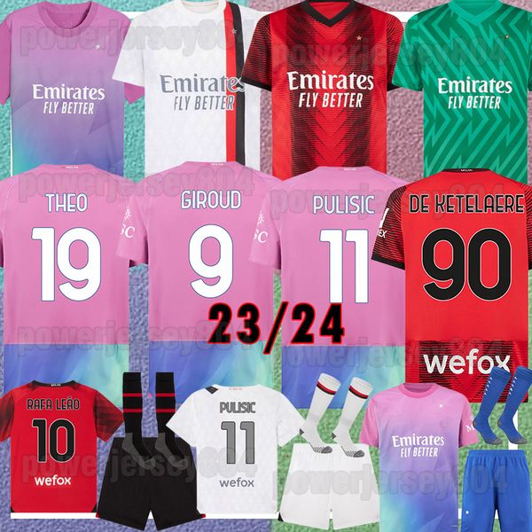 23 24 ac milans soccer jersey giroud tomori ibrahimovic football shirt 2023 2024 tonali bennacer rebic camiseta de futbol romagnoli leao men, Black;yellow
23 24 ac milans soccer jersey giroud tomori ibrahimovic football shirt 2023 2024 tonali bennacer rebic camiseta de futbol romagnoli leao men, Black;yellow