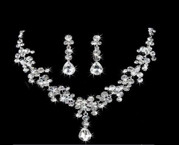 elegant bridal wedding jewelry set waterdrop women girls prom rhinestone crystal necklace and earring set for party2739662, Silver
elegant bridal wedding jewelry set waterdrop women girls prom rhinestone crystal necklace and earring set for party2739662, Silver