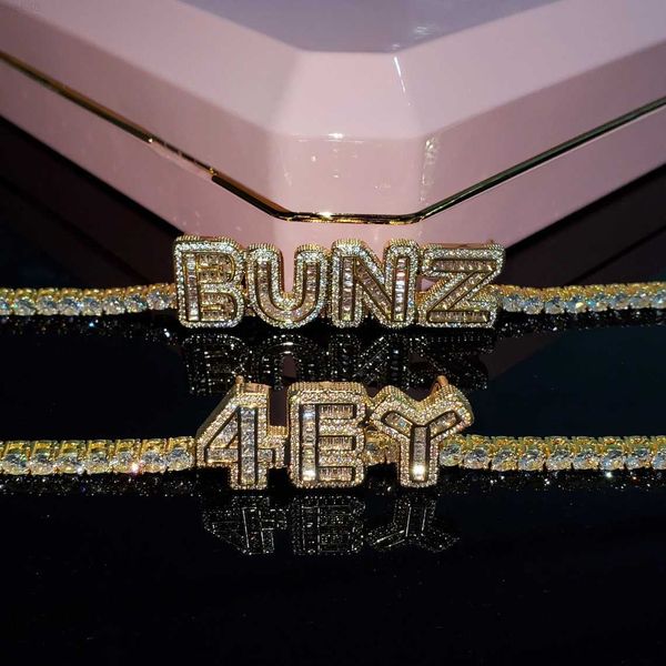 custom hip hop 925 silver vvs baguette moissanite iced out letters pendant tennis necklace set
custom hip hop 925 silver vvs baguette moissanite iced out letters pendant tennis necklace set