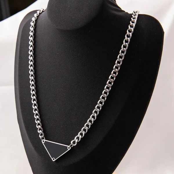 designer jewelry men necklace tennis necklace black white p triangle pendant iced out chokers gold jewelry woman man luxury stainless steel, Silver
designer jewelry men necklace tennis necklace black white p triangle pendant iced out chokers gold jewelry woman man luxury stainless steel, Silver