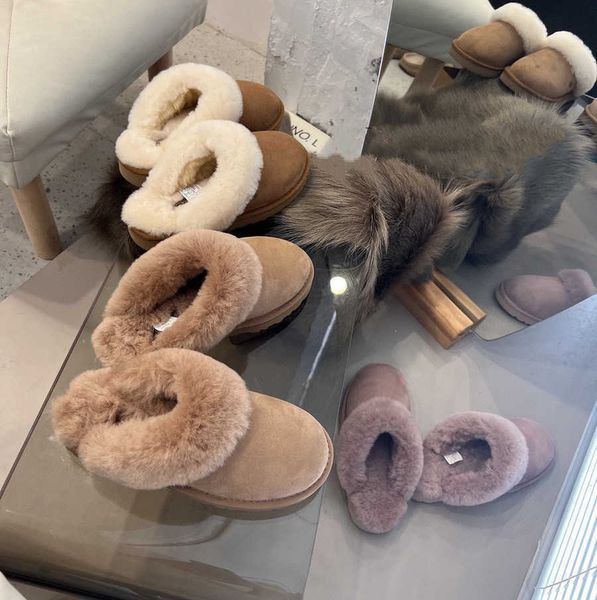 2023 fluff fuzz leisure slide tasman slipper designer u australian wgg classic snow half slippers scuffette ii woman mens winter flat austra, Black
2023 fluff fuzz leisure slide tasman slipper designer u australian wgg classic snow half slippers scuffette ii woman mens winter flat austra, Black