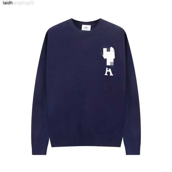 amis designers sweaters mens womens pullover long sleeve sweater sweatshirt embroidery knitwear man clothing winter warmxkn8, White;black
amis designers sweaters mens womens pullover long sleeve sweater sweatshirt embroidery knitwear man clothing winter warmxkn8, White;black