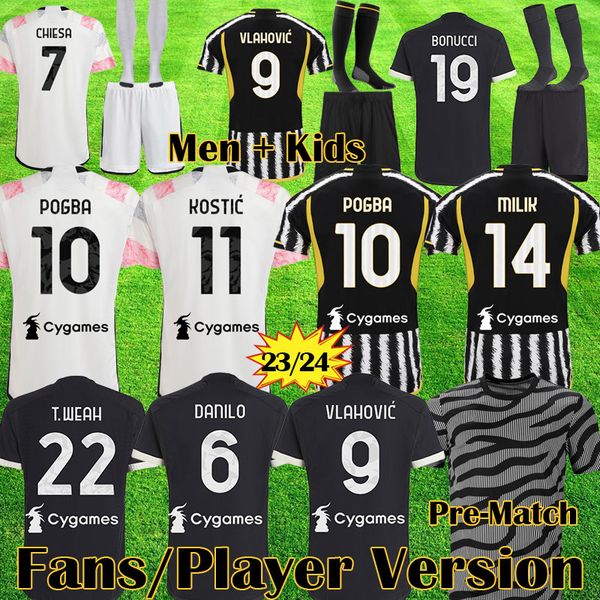 2023 24 vlahovic home zebra soccer jerseys milik pogba away kit 23 2024 chiesa milik kean football shirts locatelli bonucci t weah kits di m, Black;yellow
2023 24 vlahovic home zebra soccer jerseys milik pogba away kit 23 2024 chiesa milik kean football shirts locatelli bonucci t weah kits di m, Black;yellow