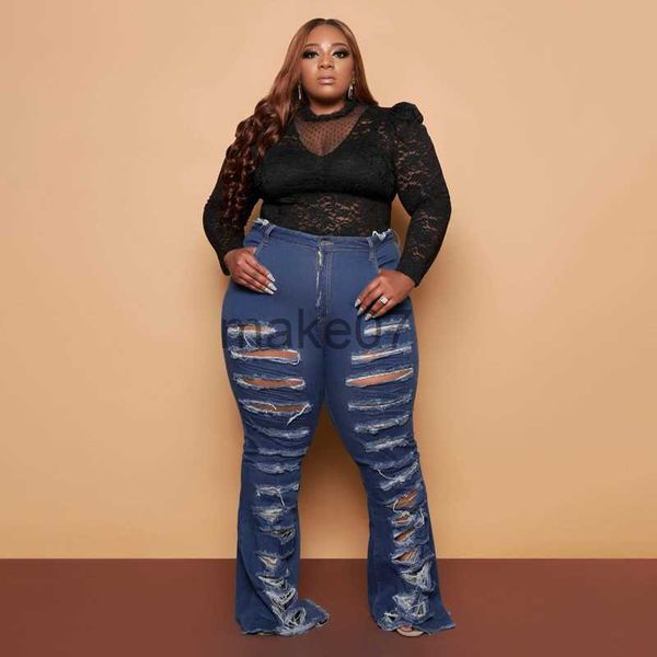 women's jeans plus size women jean summer ripped hole denim trouser 2023 spring lady fashion solid loose pants female casual outfit who, Blue
women's jeans plus size women jean summer ripped hole denim trouser 2023 spring lady fashion solid loose pants female casual outfit who, Blue