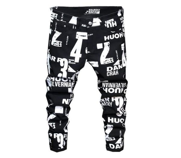european and american digital printing jeans mens letter graffiti painted skinny pants hip hop casual stretch denim trousers6065058, Blue
european and american digital printing jeans mens letter graffiti painted skinny pants hip hop casual stretch denim trousers6065058, Blue