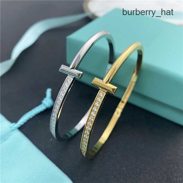 new style t bangle women man bracelet 17cm classic titanium steel luxurious designer gift t home gold silver diamonds non fading jewelry, Golden;silver
new style t bangle women man bracelet 17cm classic titanium steel luxurious designer gift t home gold silver diamonds non fading jewelry, Golden;silver