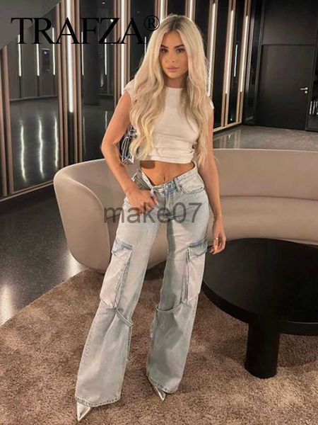 women's jeans trafza women 2023 fashion solid color jeans lace up with pocket wide leg jeans female casual loose straight denim trouser, Blue
women's jeans trafza women 2023 fashion solid color jeans lace up with pocket wide leg jeans female casual loose straight denim trouser, Blue