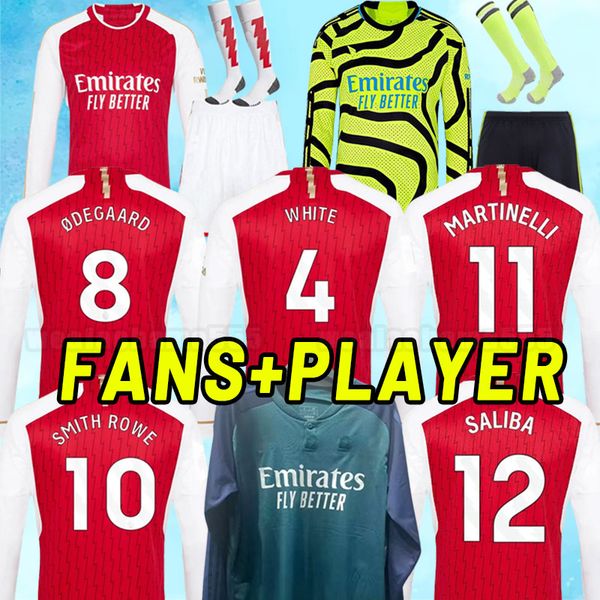 long sleeve 23 24 g.jesus saka soccer jerseys smith rowe odegaard trossard kiwior tomiyasu arsen martinelli 2023 2024 football shirt home aw, Black;yellow
long sleeve 23 24 g.jesus saka soccer jerseys smith rowe odegaard trossard kiwior tomiyasu arsen martinelli 2023 2024 football shirt home aw, Black;yellow