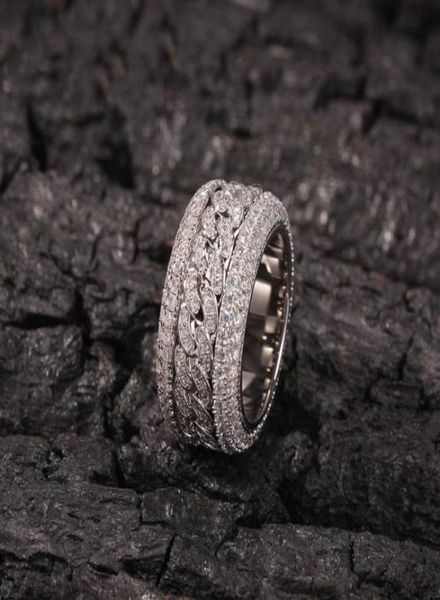 bling hip hop iced out cubic zirconia cz ring men women spinner cuban chain round rings party jewelry258r4828192, Silver
bling hip hop iced out cubic zirconia cz ring men women spinner cuban chain round rings party jewelry258r4828192, Silver