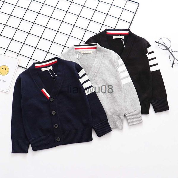 pullover jumper autumn and winter striped longsleeved vneck knitted cotton sweater singlebreasted children's sweater baby boy cardigan, Blue
pullover jumper autumn and winter striped longsleeved vneck knitted cotton sweater singlebreasted children's sweater baby boy cardigan, Blue