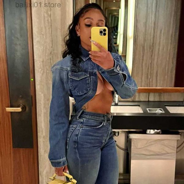 women's jackets women jeans cardigan turn down collar long sleeve pockets single button short denim jackets crop female casual coats t, Black;brown
women's jackets women jeans cardigan turn down collar long sleeve pockets single button short denim jackets crop female casual coats t, Black;brown