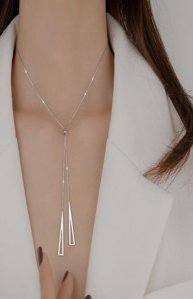 triangular pull necklace cold wind simple temperament student clavicle chain8119828, Silver
triangular pull necklace cold wind simple temperament student clavicle chain8119828, Silver
