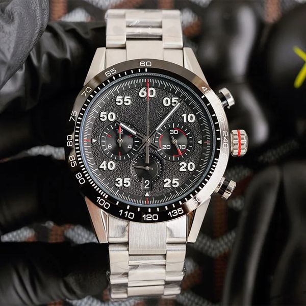 mens watch quartz movement 44mm stainless steel rubber leather strap fashion watches waterproof designer wristwatch, Slivery;brown
mens watch quartz movement 44mm stainless steel rubber leather strap fashion watches waterproof designer wristwatch, Slivery;brown