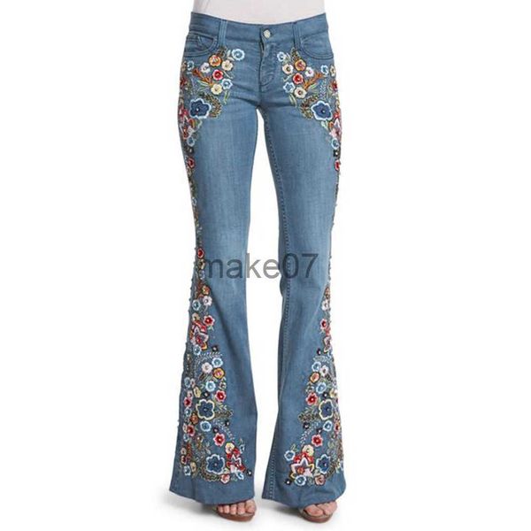 women's jeans streetwear jeans long pants denim embroidery destoryed flare jeans button waist bell bottom denim pants 90s vintage cloth, Blue
women's jeans streetwear jeans long pants denim embroidery destoryed flare jeans button waist bell bottom denim pants 90s vintage cloth, Blue