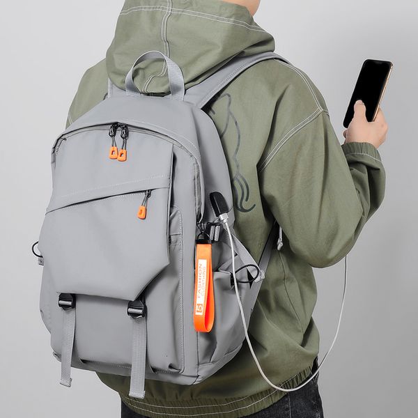 school bags waterproof coating backpack with usb charging mens lapsuitable for work and school 230817
school bags waterproof coating backpack with usb charging mens lapsuitable for work and school 230817