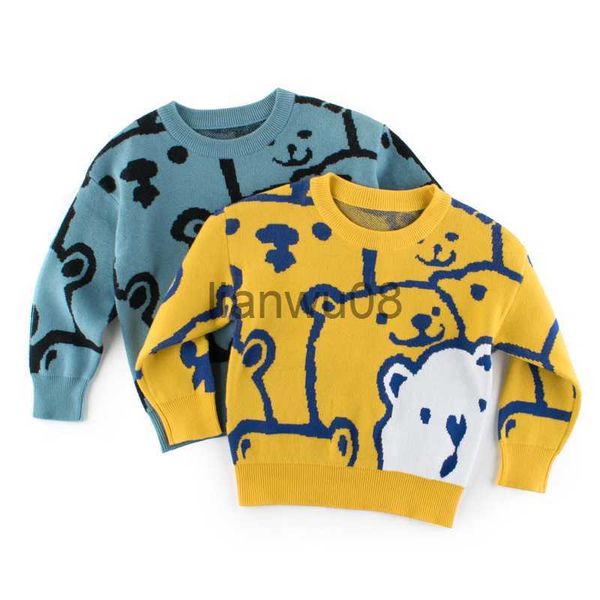 pullover 2023 new autumn winter children's clothing long sleeve cartoon bear sweaters for boys knitwear jumper warm outer clothes x0818, Blue
pullover 2023 new autumn winter children's clothing long sleeve cartoon bear sweaters for boys knitwear jumper warm outer clothes x0818, Blue
