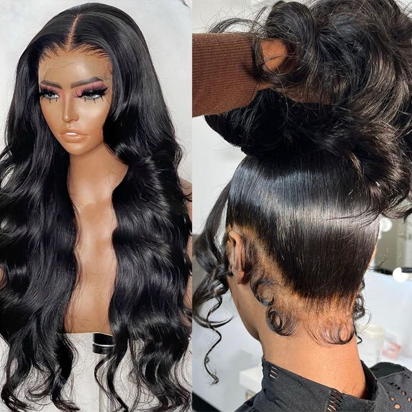 

Full 360 Human Hair Pre Plucked Brazilian 30 Inch 13x4 Hd Frontal Wig Body Wave Lace Front Wigs for Black Women s