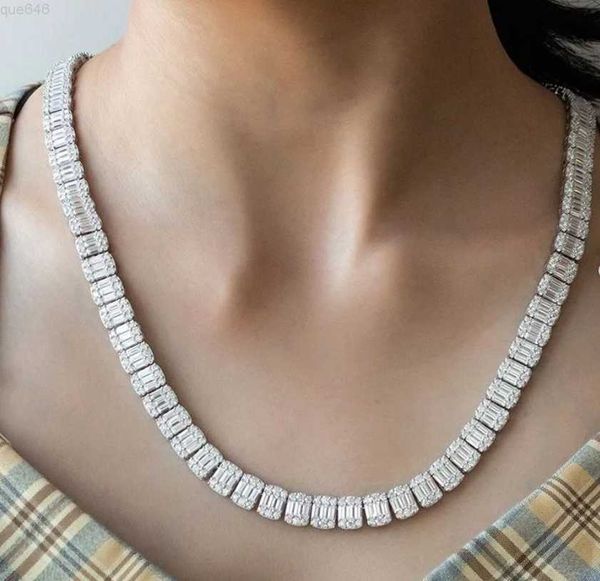 s925 18k gold plated moissanite tennis chain vvs halo loose diamond chains for men custom jewelry, Silver
s925 18k gold plated moissanite tennis chain vvs halo loose diamond chains for men custom jewelry, Silver