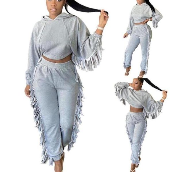 women two piece tassels suits long sleeve hoodies casual pants set autumn winter tracksuit hoodied trousers suitsg30 women05408877, Gray
women two piece tassels suits long sleeve hoodies casual pants set autumn winter tracksuit hoodied trousers suitsg30 women05408877, Gray